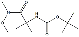 2-Boc-aMino-N-Methoxy-N-Methyl-isobutyricaMide Structure