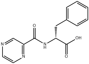 (R)-3-phenyl-2-(pyrazine-2-carboxaMido)propanoic acid Structure