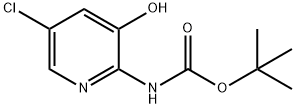 N-(5-Chloro-3-hydroxy-2-pyridinyl)carbamic acid 1,1-dimethylethyl ester Structure