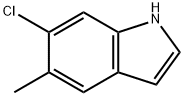 6-Chloro-5-Methyl 1H-indole Structure