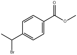 4-(1-BroMo-ethyl)-benzoic acid Methyl ester Structure