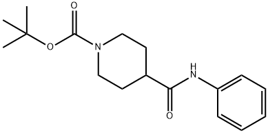 N-Phenyl 1-BOC-piperidine-4-carboxaMide Structure