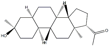 1-((3R,5R,8R,9R,10S,13S,14S,17S)-3-hydroxy-3,13-diMethylhexadecahydro-1H-cyclopenta[a]phenanthren-17-yl)ethanone Structure
