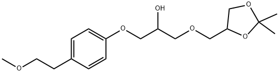 163685-40-3 1-[(2,2-DiMethyl-1,3-dioxolan-4-yl)Methoxy]-3-[4-(2-Methoxyethyl)phenoxy]-2-propanol