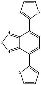 4,7-Bis(thiophen-2-yl)benzo[c][1,2,5]thiadiazole 구조식 이미지