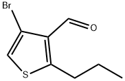 4-BroMo-2-propylthiophene-3-carbaldehyde 구조식 이미지