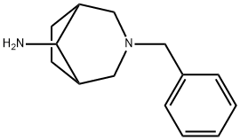 3-benzyl-3-azabicyclo[3.2.1]octan-8-aMine Structure