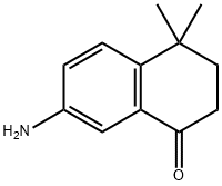 3,4-dihydro-4,4-diMethyl-7-aMino-naphthalen-1(2H)-one 구조식 이미지