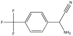 2-aMino-2-(4-(trifluoroMethyl)phenyl)acetonitrile Structure