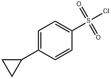 4-사이클로프로필벤젠-1-설포닐클로라이드 구조식 이미지