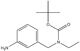 tert-부틸N-(3-a미노벤질)-N-(에틸)카바메이트 구조식 이미지