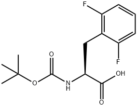 N-Boc-2,6-difluoro-L-phenylalanine 구조식 이미지