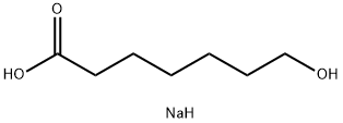 7-Hydroxyheptanoic Acid SodiuM Salt Structure