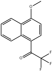 2,2,2-Trifluoro-1-(4-Methoxy-naphthalen-1-yl)-ethanone Structure