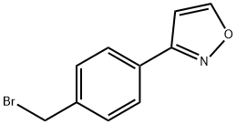 3-(4-(BroMoMethyl)phenyl)isoxazole Structure