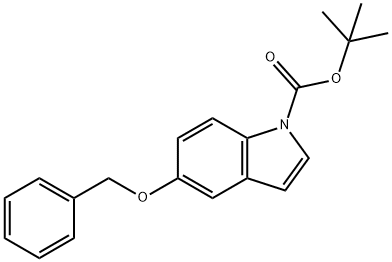 tert-Butyl 5-(benzyloxy)-1H-indole-1-carboxylate Structure