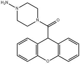 (4-AMinopiperazin-1-yl)(9H-xanthen-9-yl)Methanone Structure