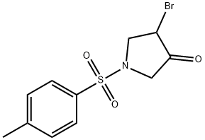 4-BroMo-1-tosylpyrrolidin-3-one Structure