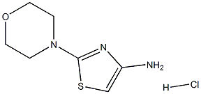 2-Morpholinothiazol-4-aMine hydrochloride Structure