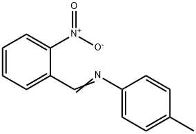 N-(2-Nitrobenzylidene)-P-toluidine Structure
