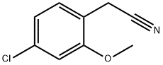 4-Chloro-2-Methoxybenzyl cyanide Structure