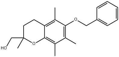 (6-(Benzyloxy)-2,5,7,8-tetraMethylchroMan-2-yl)Methanol Structure