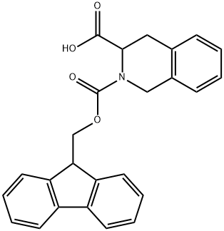 2-FMoc-1,2,3,4-tetrahydroisoquinoline-3-carboxylic acid Structure