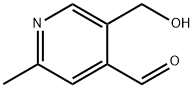 5-(HydroxyMethyl)-2-Methylisonicotinaldehyde Structure