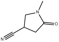 3-Pyrrolidinecarbonitrile,1-methyl-5-oxo-(9CI) Structure