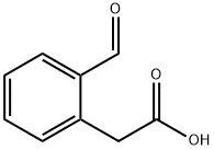 Benzeneacetic acid, 2-forMyl- 구조식 이미지