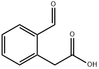 Benzeneacetic acid, 2-forMyl- Structure