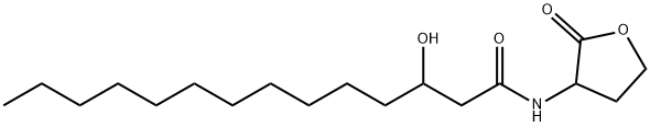 N-(3-Hydroxytetradecanoyl)-DL-hoMoserine lactone Structure