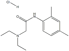 2-(DiethylaMino)-N-(2,4-diMethylphenyl)acetaMide Hydrochloride 구조식 이미지