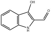 1H-Indole-2-carboxaldehyde,3-hydroxy-(9CI) Structure