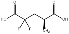 4-amino-2,2-difluoropentanedioic acid Structure