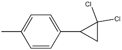 Benzene, 1-(2,2-dichlorocyclopropyl)-4-Methyl- Structure