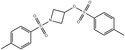 1-[(4-메틸페닐)술포닐]아제티딘-3-일4-메틸벤젠술포네이트 구조식 이미지