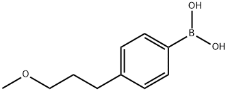 4-(3-Methoxypropyl)phenylboronic acid Structure