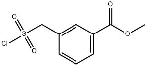 methyl 3-[(chlorosulfonyl)methyl]benzoate Structure