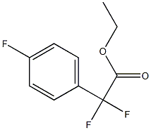 Ethyl 2,2-Difluoro-2-(4-fluorophenyl)acetate 구조식 이미지