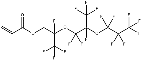 1H,1H-퍼플루오로(2,5-디메틸-3,6-디옥사노나노일)아크릴레이트 구조식 이미지