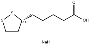 Sodium (R)-alpha-lipoate Structure