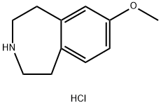 7-Methoxy-1H,2H,3H,4H,5H-benzo[d]azepine HCl 구조식 이미지