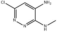 6-클로로-N3-메틸피리다진-3,4-디아민 구조식 이미지