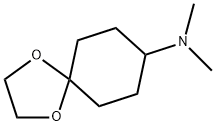 N,N-DiMethyl-1,4-dioxaspiro[4.5]decan-8-aMine Structure