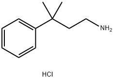 3-Methyl-3-phenylbutan-1-aMine hydrochloride Structure
