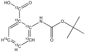 176850-22-9 N-(tert-Butyloxy)carbonyl Anthranilic Acid-13C6