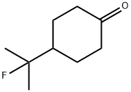 4-(2-Fluoropropan-2-yl)cyclohexanone Structure