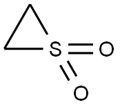 Ethylene sulfone 구조식 이미지