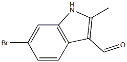 6-BroMo-2-Methylindole-3-carboxaldehyde Structure